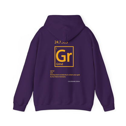 "Grind" Motivational Unisex Pullover Hoodie