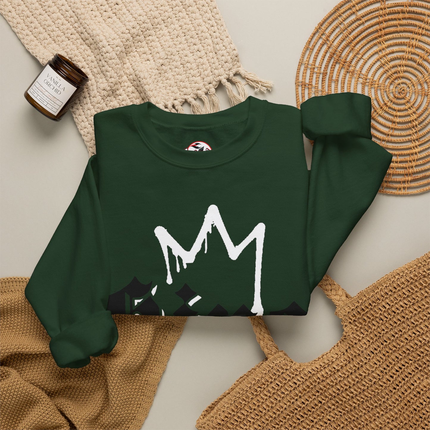 "King of Kings" Inspirational Crewneck Sweatshirt