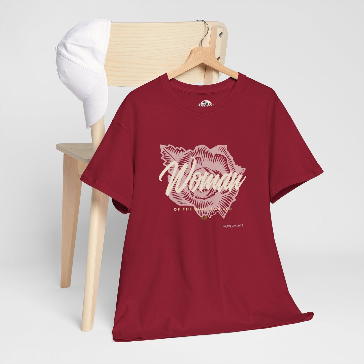 Woman of the Most High God Women's Heavy Cotton Tee