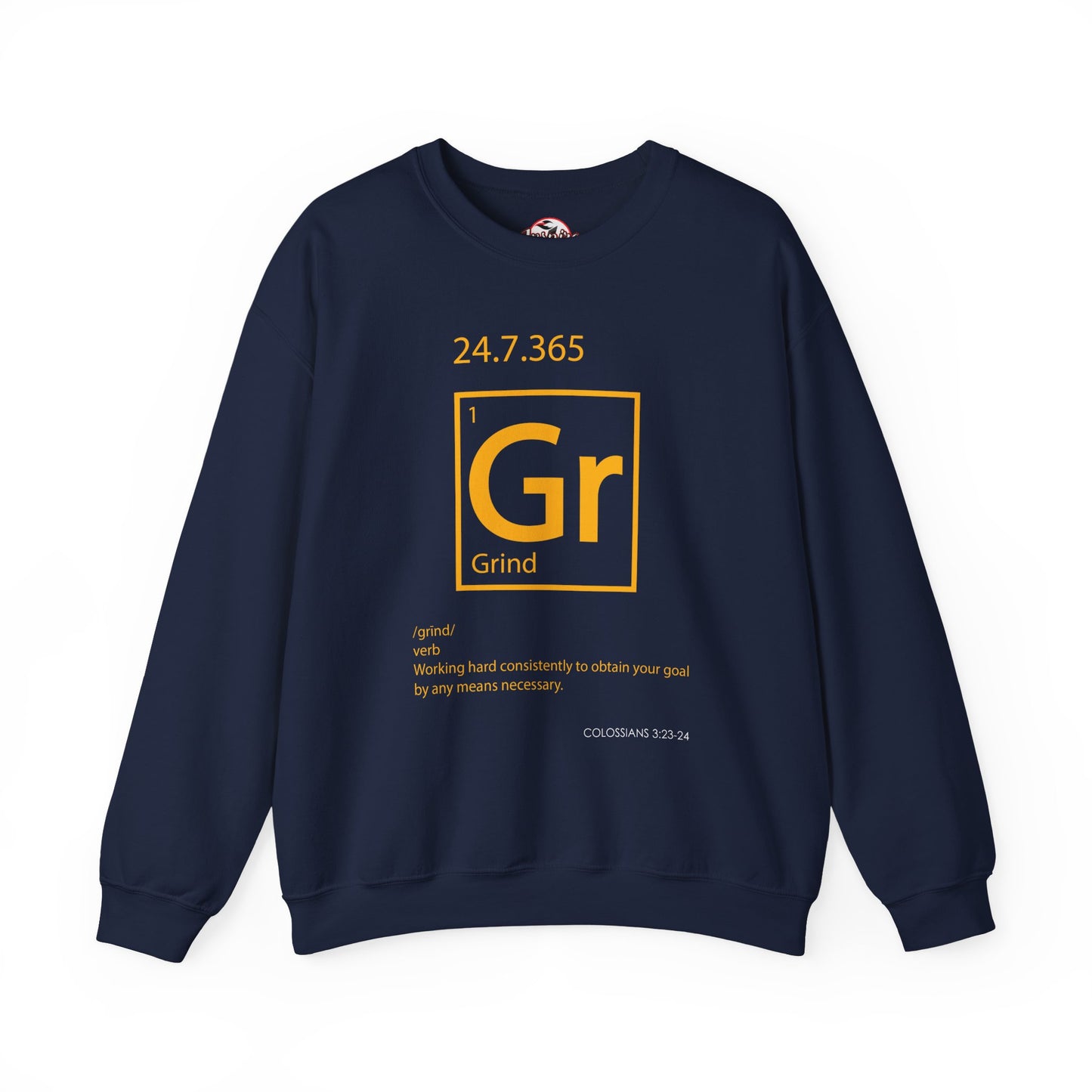 Grind 24/7/365 Motivational Element Crewneck Sweatshirt