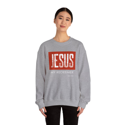 "Jesus My Redeemer" Inspirational Crewneck Sweatshirt