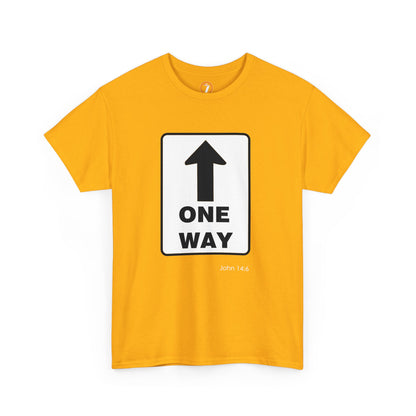 One Way Up Unisex Heavy Cotton Tee