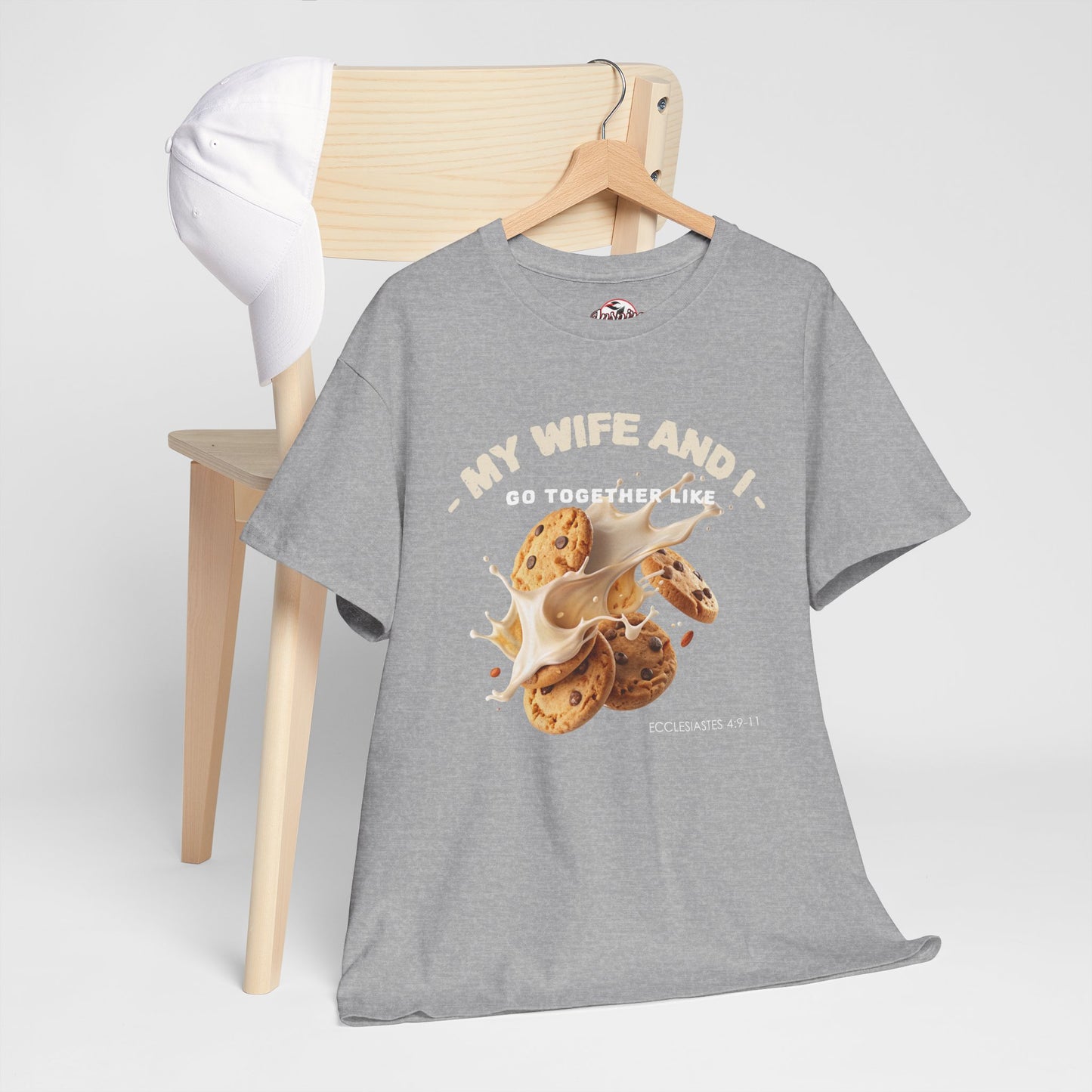 My Wife and I Go Together Like Cookies & Milk Men's Graphic Tee