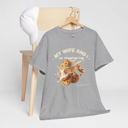 My Wife and I Go Together Like Cookies & Milk Men's Graphic Tee