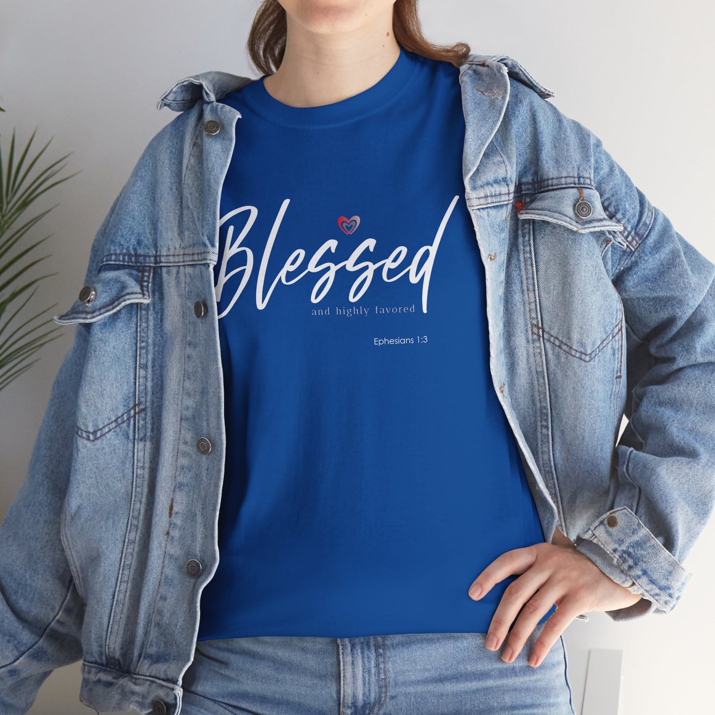 "Blessed" Women's Inspirational Graphic T‑Shirt