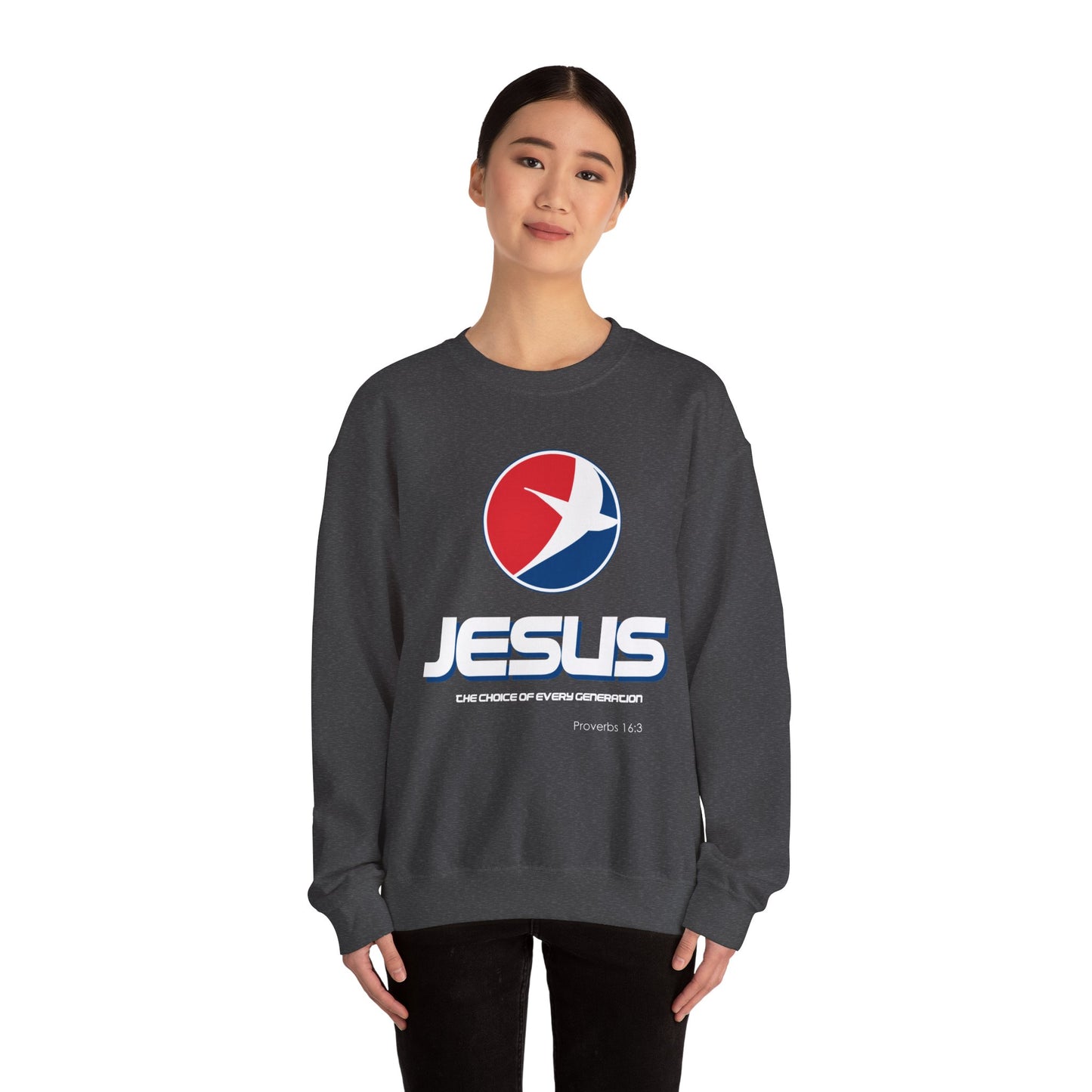 "Jesus: One Choice of Every Generation" Crewneck Sweatshirt