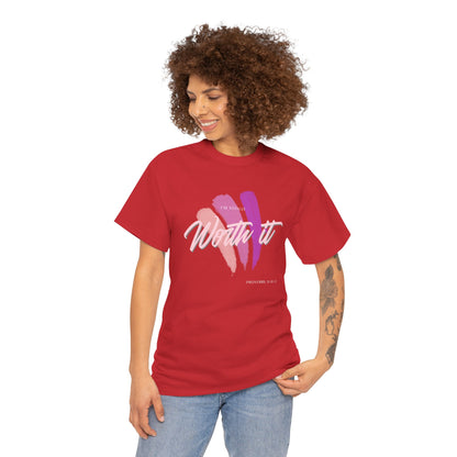 "Totally Worth It" Women's Motivational Graphic T‑Shirt