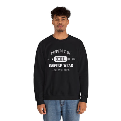 "Property of Inspire Wear" Athletic Crewneck Sweatshirt