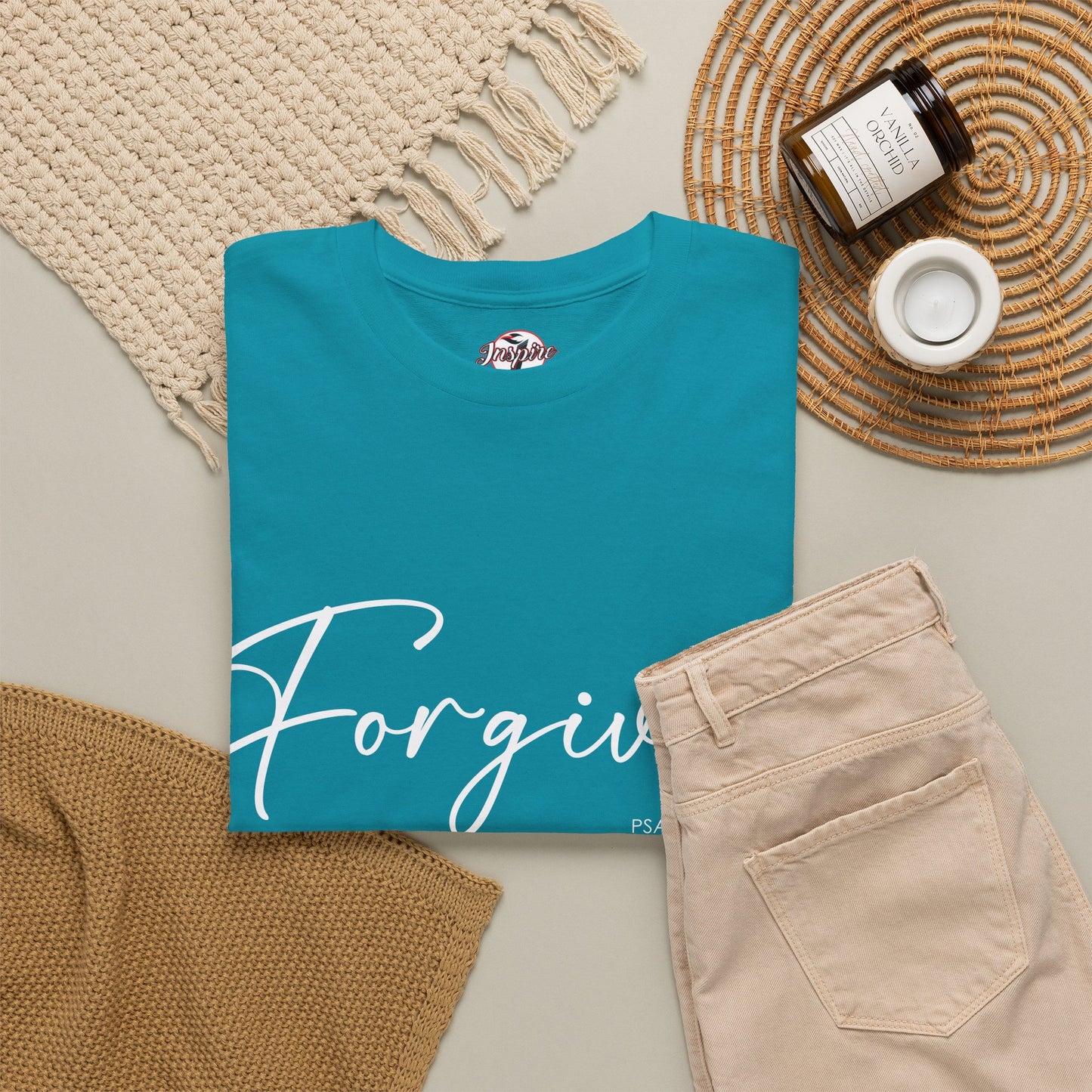 "Forgiven" Womens Christian Faith T-Shirt