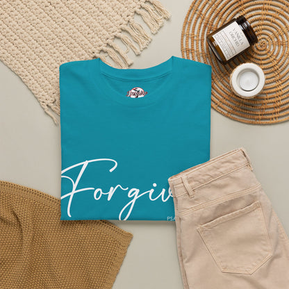 "Forgiven" Womens Christian Faith T-Shirt
