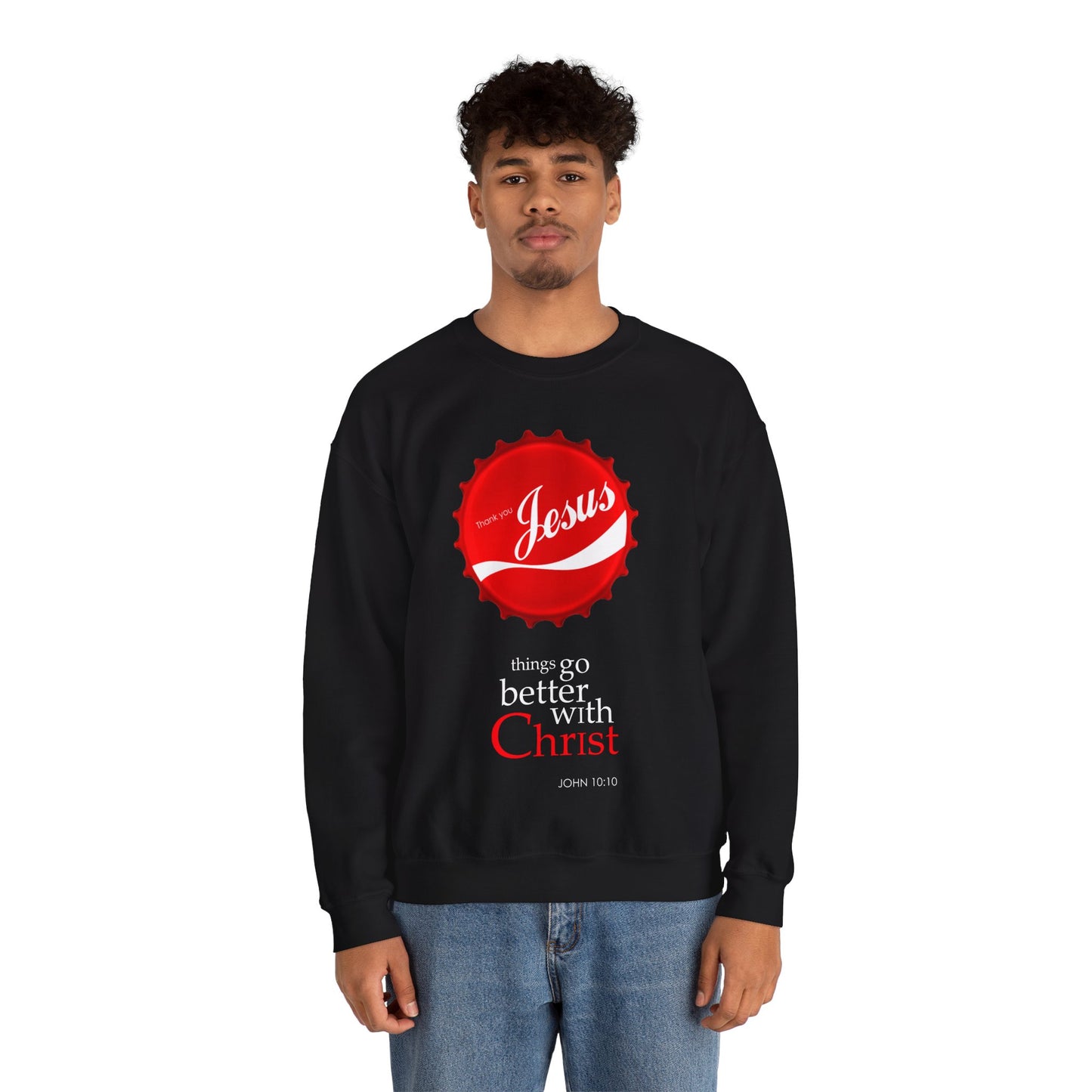 "Things Go Better with Christ" Crewneck Sweatshirt