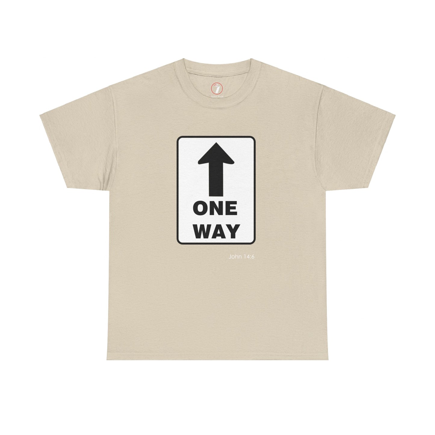 One Way Up Unisex Heavy Cotton Tee