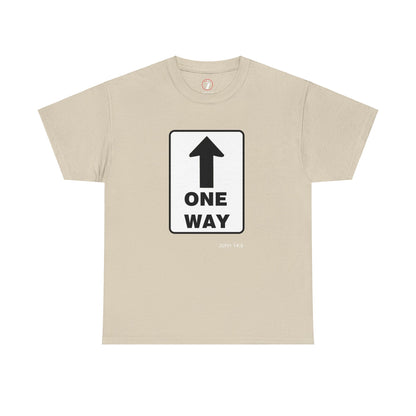 One Way Up Unisex Heavy Cotton Tee