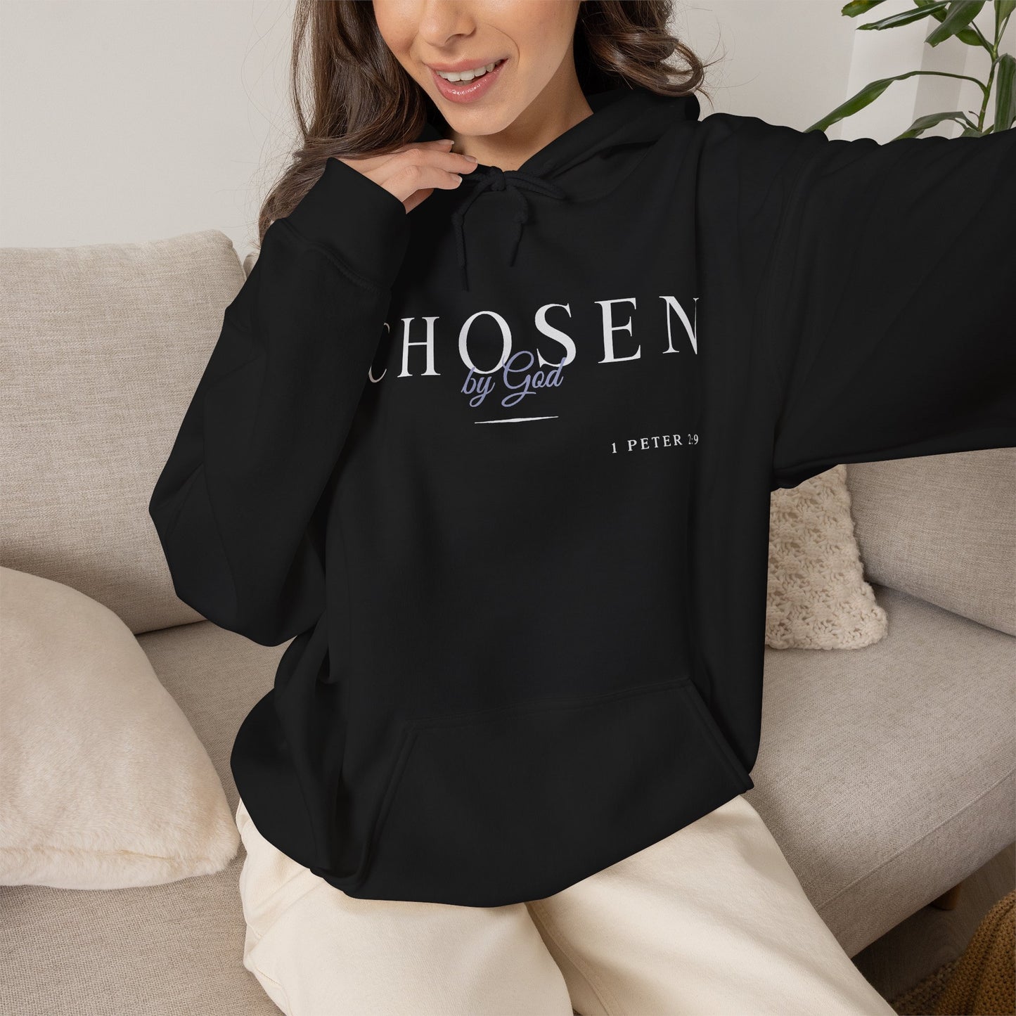 "Chosen by God" Affirnation Pullover Hoodie
