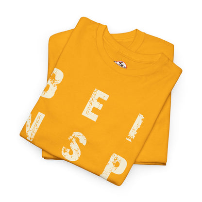"Be Inspired" Motivational Vertical Graphic T-Shirt