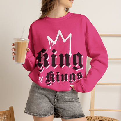 "King of Kings" Inspirational Crewneck Sweatshirt