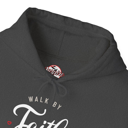 "Walk by Faith Not by Sight" Motivational Pullover Hoodie