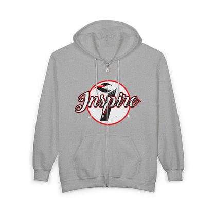 Inspire Wear Unisex Heavy Blend™ Full Zip Hooded Sweatshirt