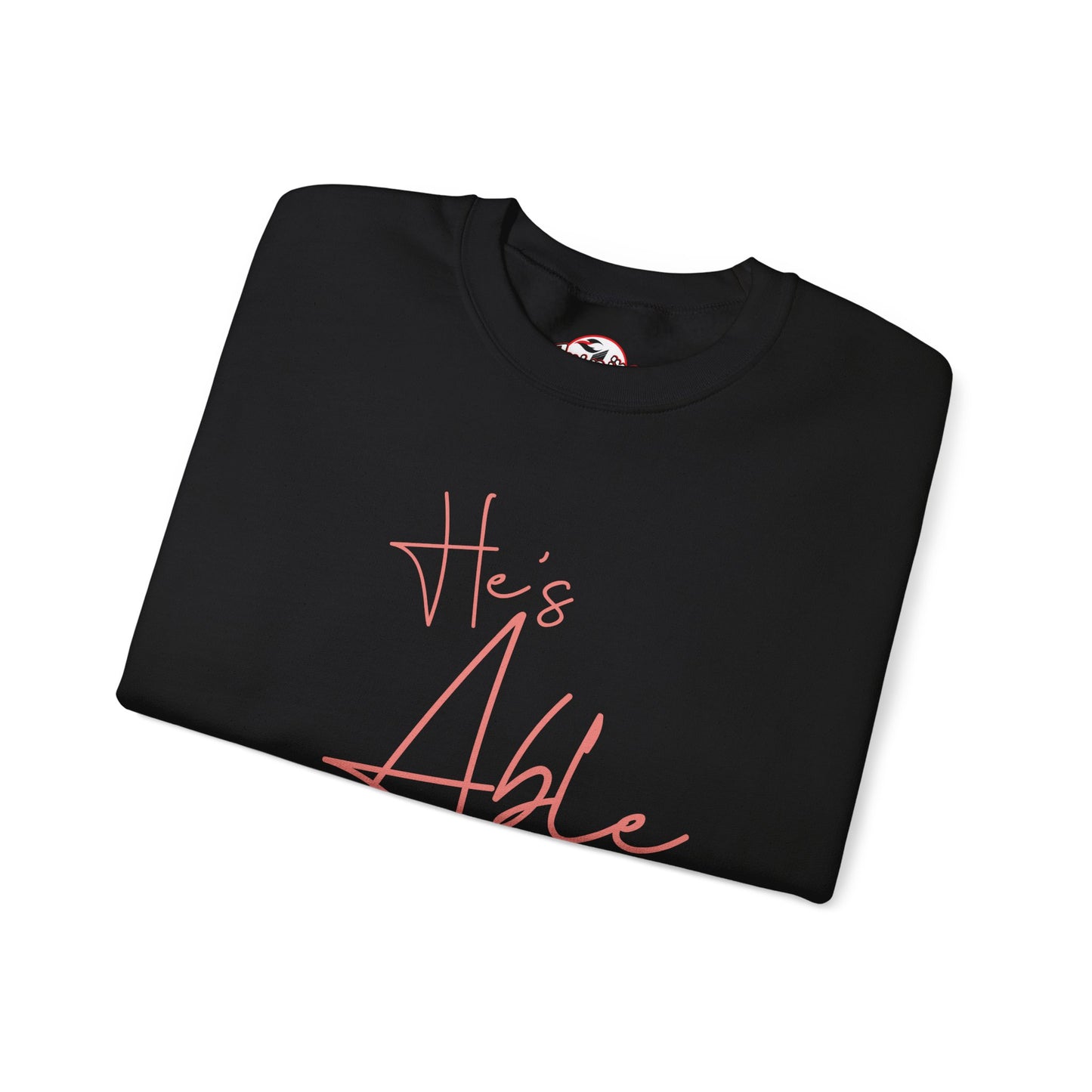 "He's Able" Women's Inspirational Crewneck Sweatshirt