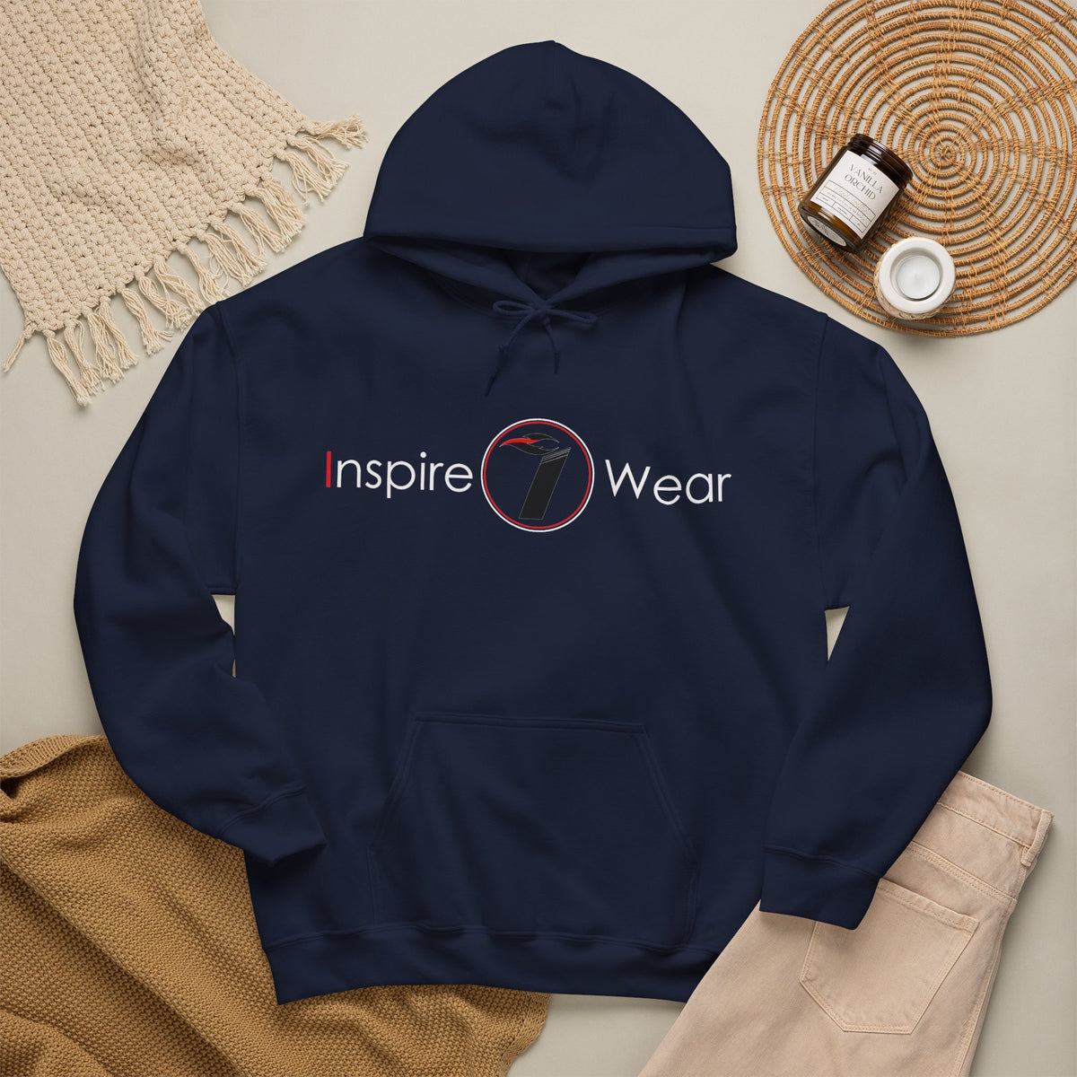 Inspire Wear Classic Logo Pullover Hoodie
