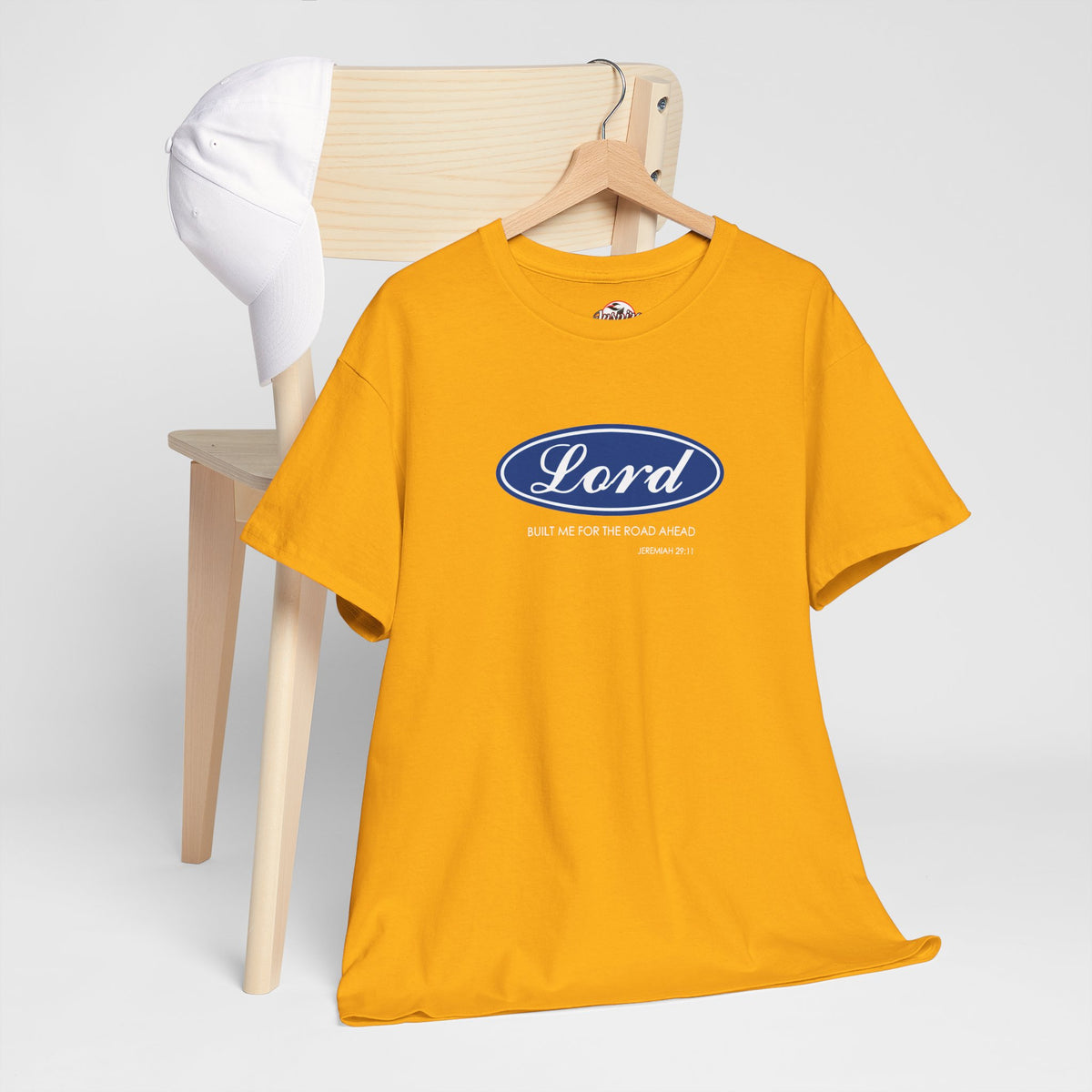Lord Built Me Inspirational Crewneck T-Shirt