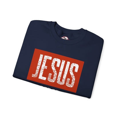"Jesus My Redeemer" Inspirational Crewneck Sweatshirt