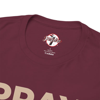 "Pray for it, Pray over it, Pray through it" Motivational Graphic T-Shirt