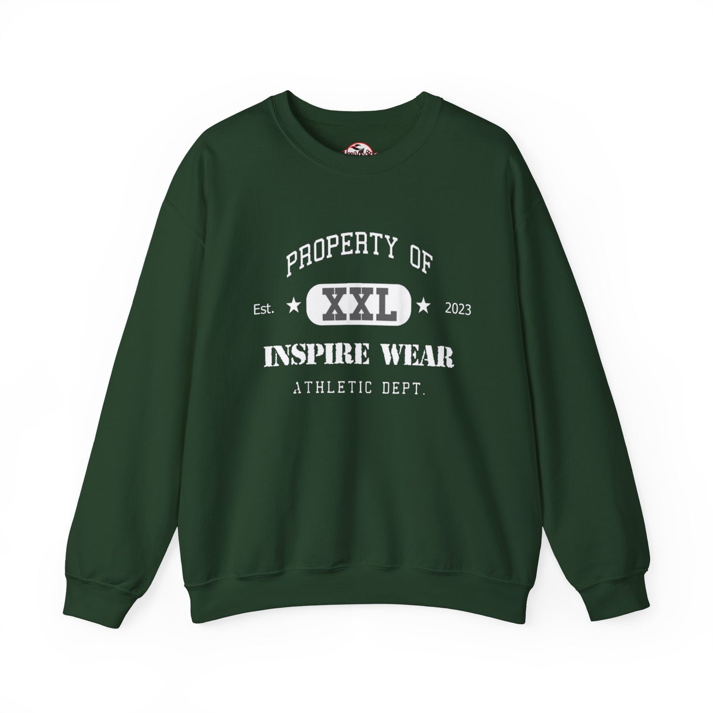 "Property of Inspire Wear" Athletic Crewneck Sweatshirt