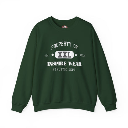 "Property of Inspire Wear" Athletic Crewneck Sweatshirt