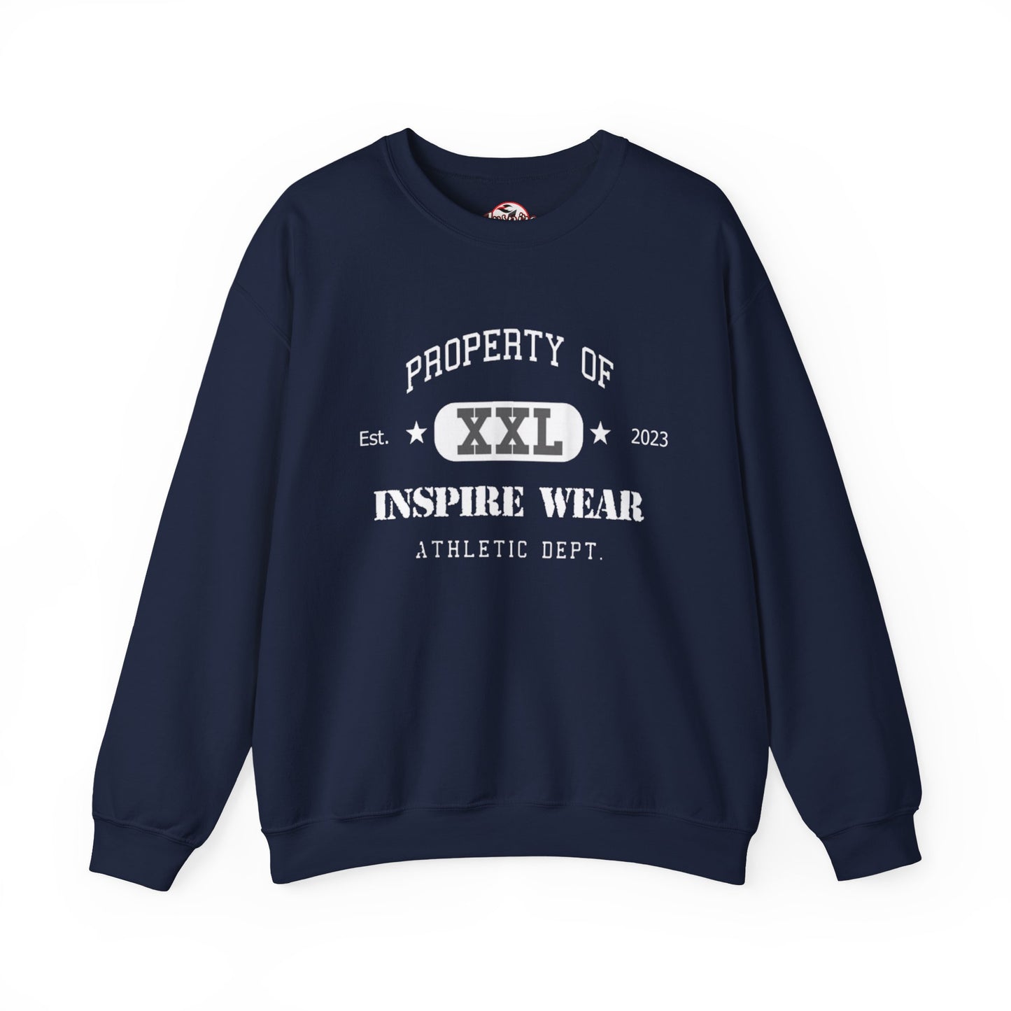 "Property of Inspire Wear" Athletic Crewneck Sweatshirt