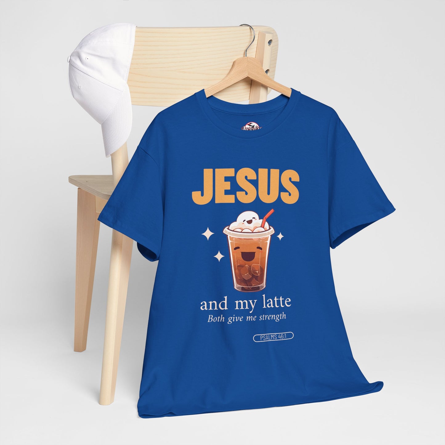 “Jesus and My Latte” Faith & Coffee Unisex Graphic Tee