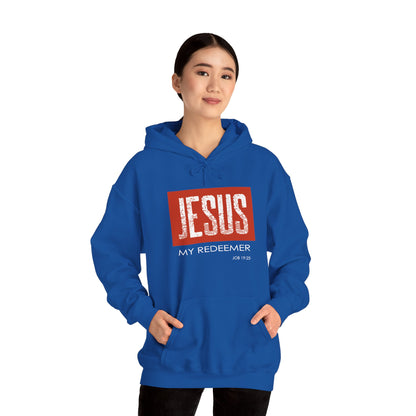 "Jesus My Redeemer" Inspirational Pullover Hoodie