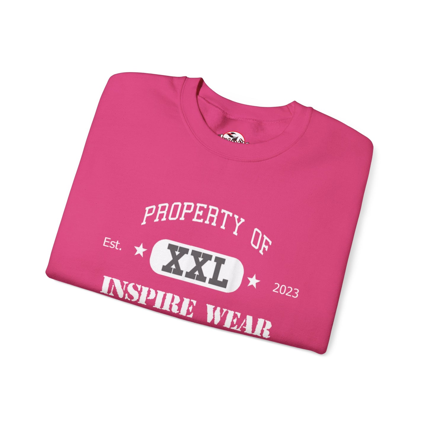 "Property of Inspire Wear" Athletic Crewneck Sweatshirt