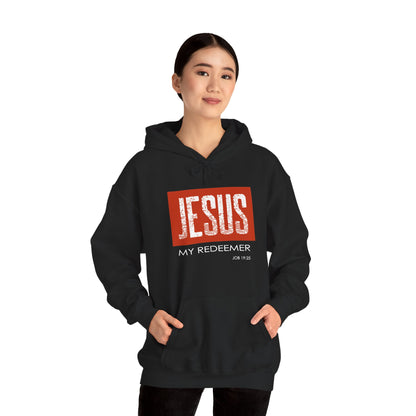 "Jesus My Redeemer" Inspirational Pullover Hoodie