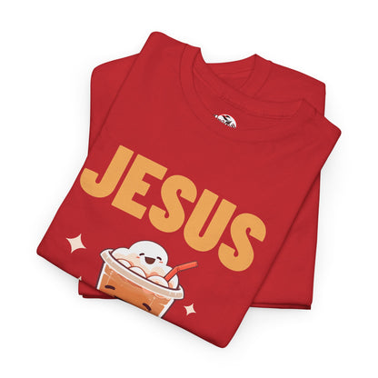 “Jesus and My Latte” Faith & Coffee Unisex Graphic Tee