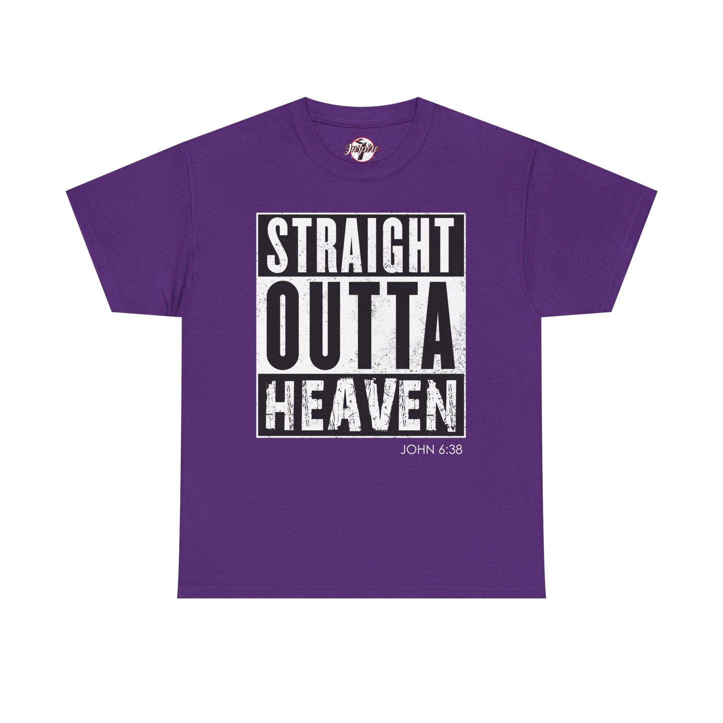 Straight Outta Heaven Unisex Inspirational Graphic T-Shirt