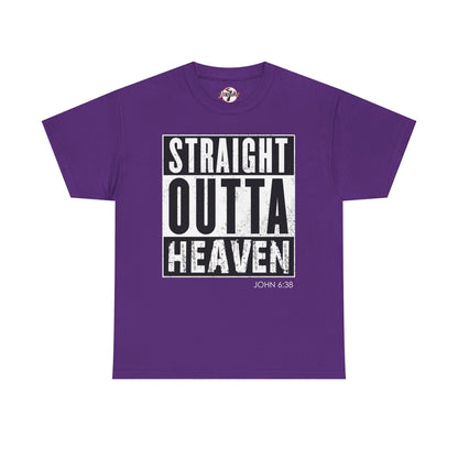 Straight Outta Heaven Unisex Inspirational Graphic T-Shirt