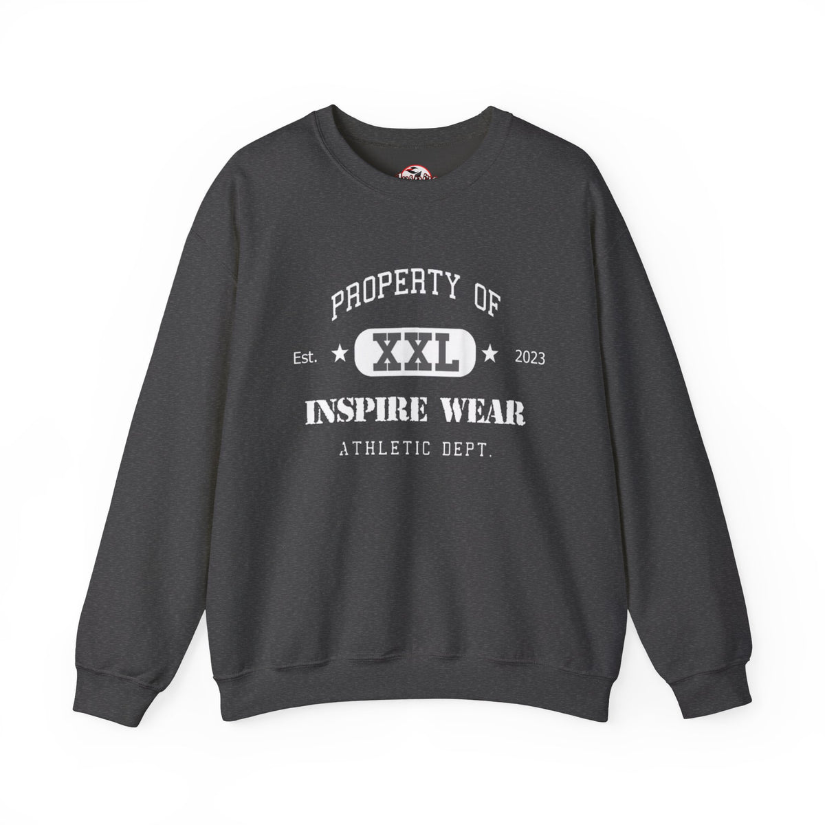 "Property of Inspire Wear" Athletic Crewneck Sweatshirt