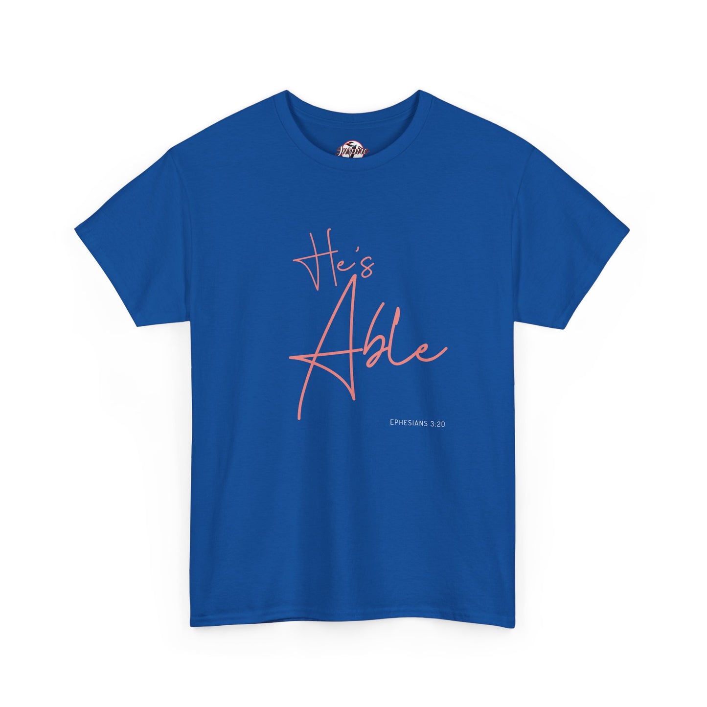 "He's Able" Women's Inspirational T-Shirt