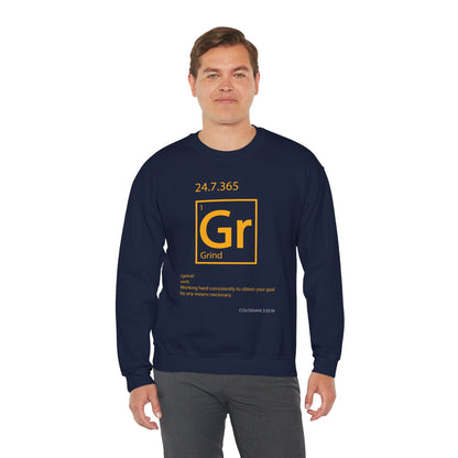 Grind 24/7/365 Motivational Element Crewneck Sweatshirt