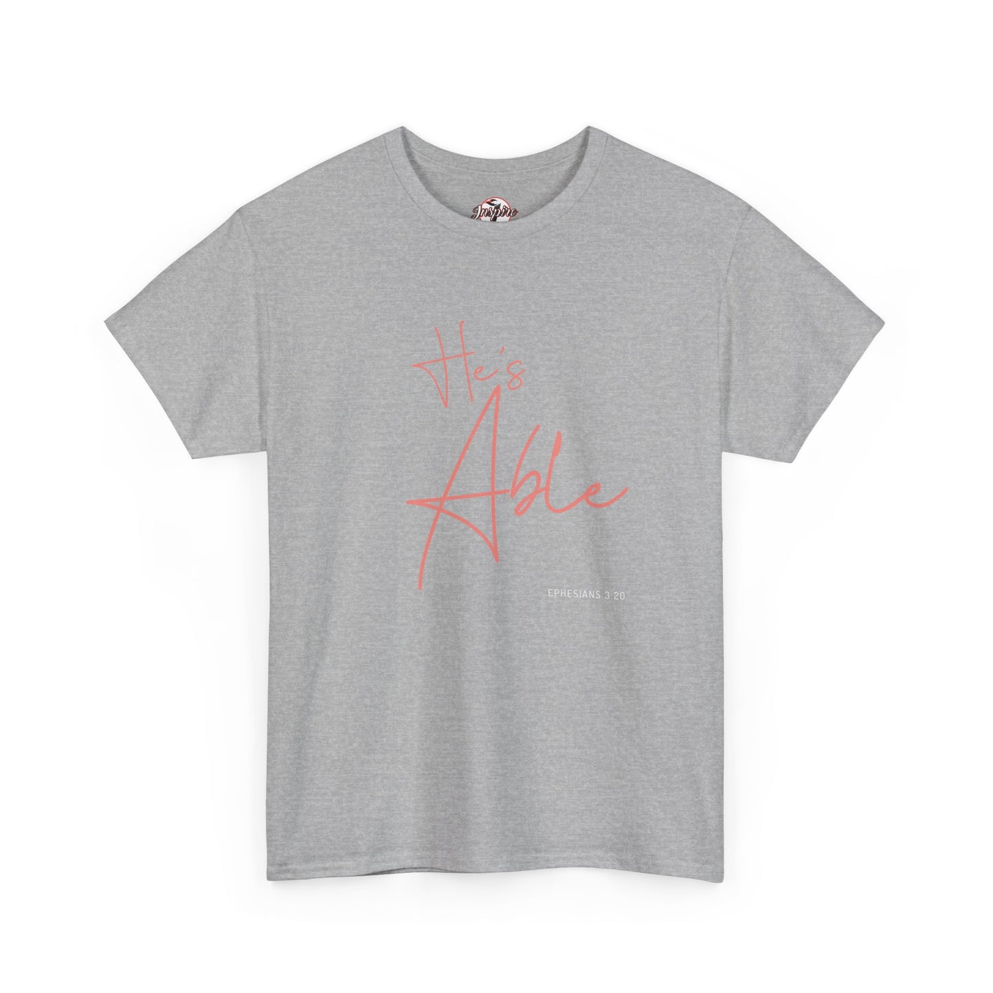 "He's Able" Women's Inspirational T-Shirt