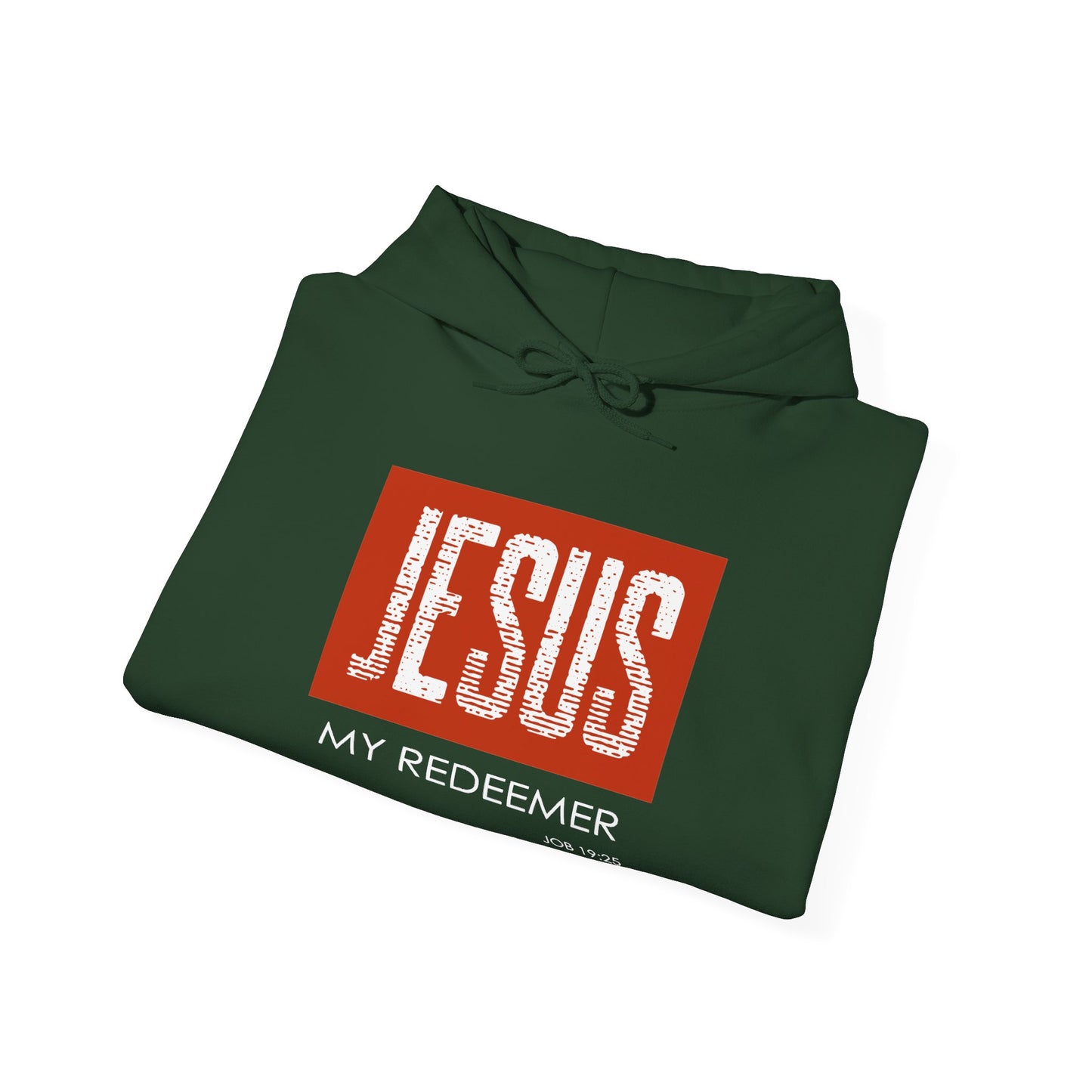 "Jesus My Redeemer" Inspirational Pullover Hoodie