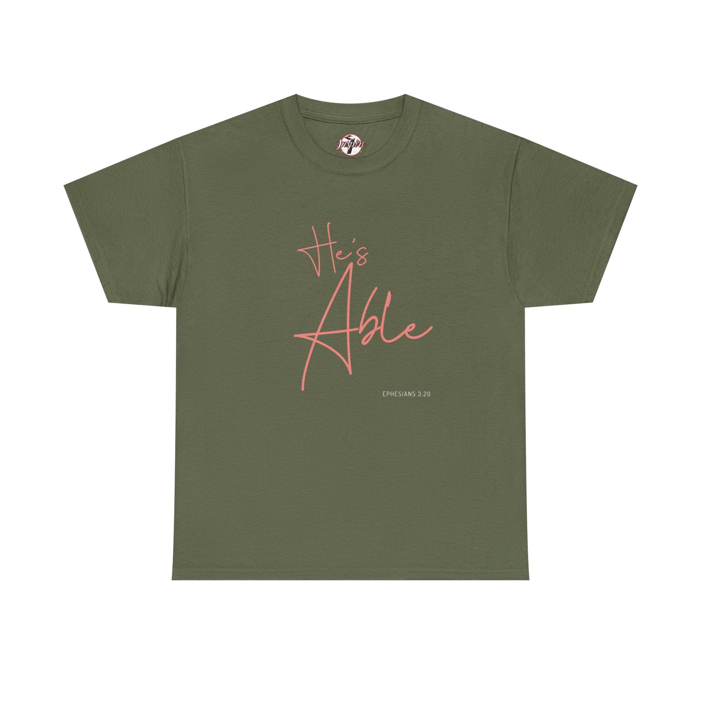 "He's Able" Women's Inspirational T-Shirt