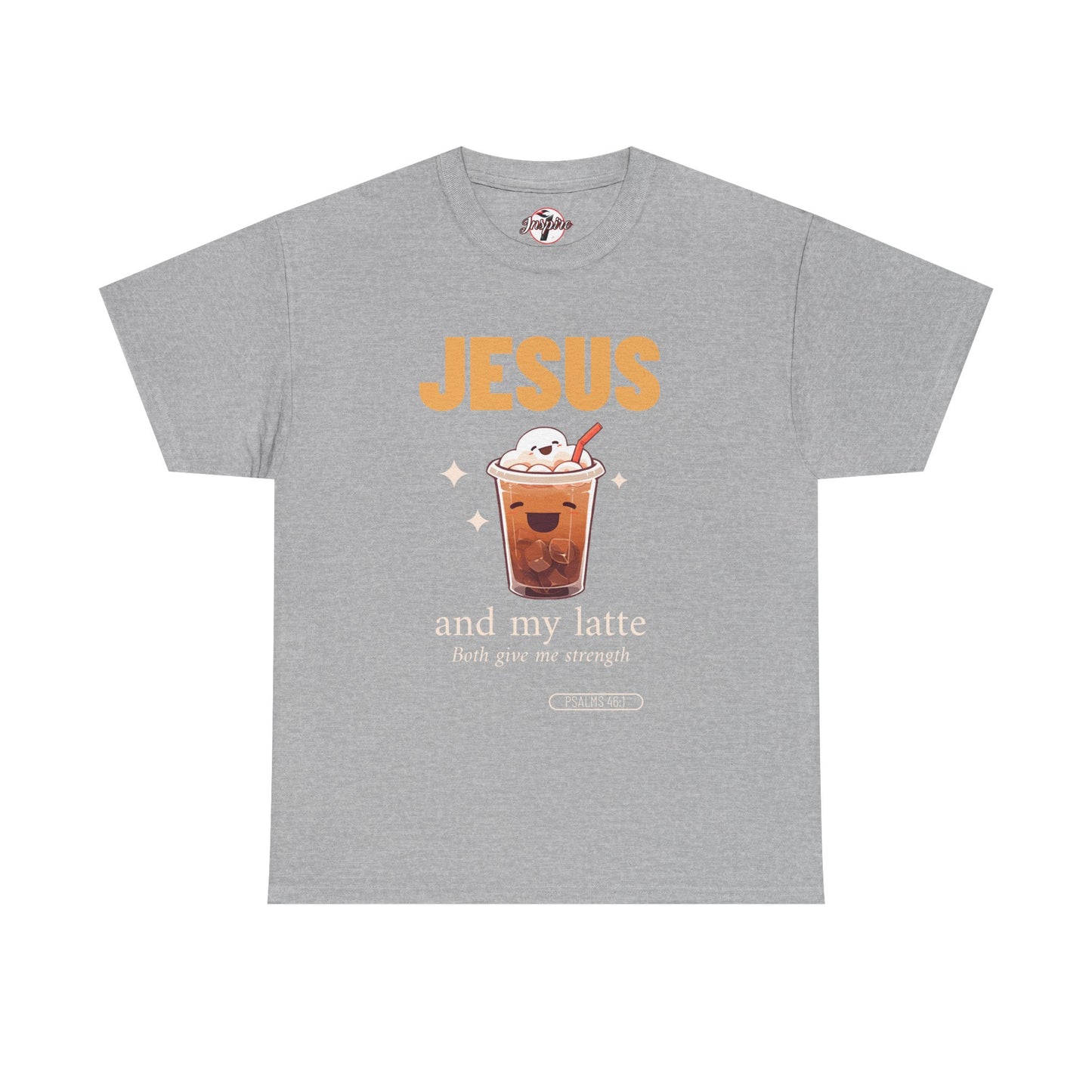 “Jesus and My Latte” Faith & Coffee Unisex Graphic Tee