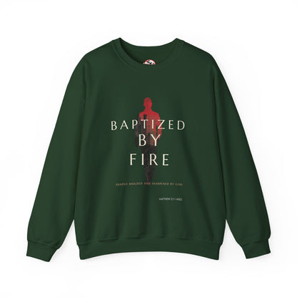 Baptized By Fire Unisex Crewneck Sweatshirt