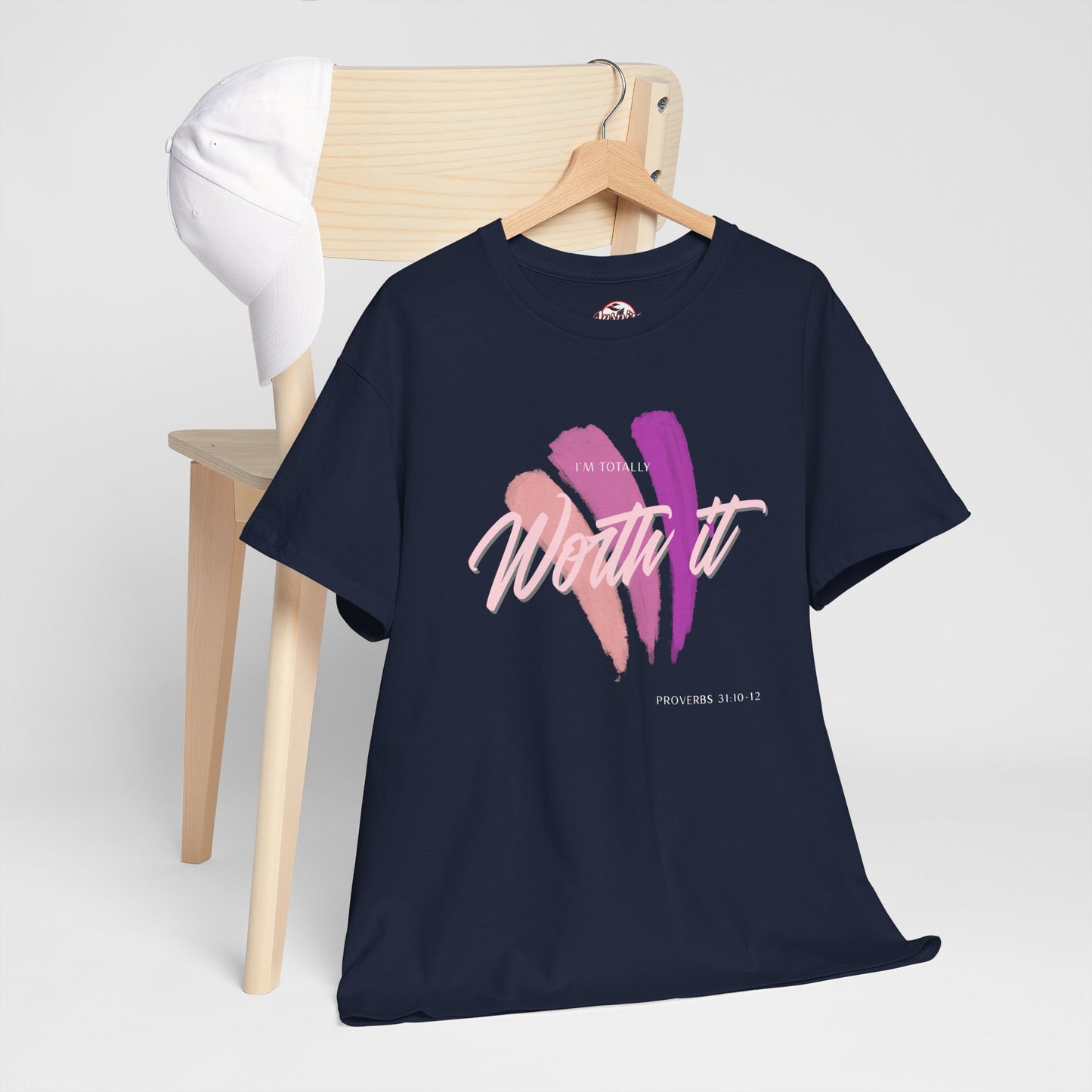 "Totally Worth It" Women's Motivational Graphic T‑Shirt
