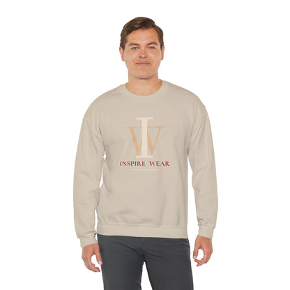 Inspire Wear IW Monogram Logo Crewneck Sweatshirt