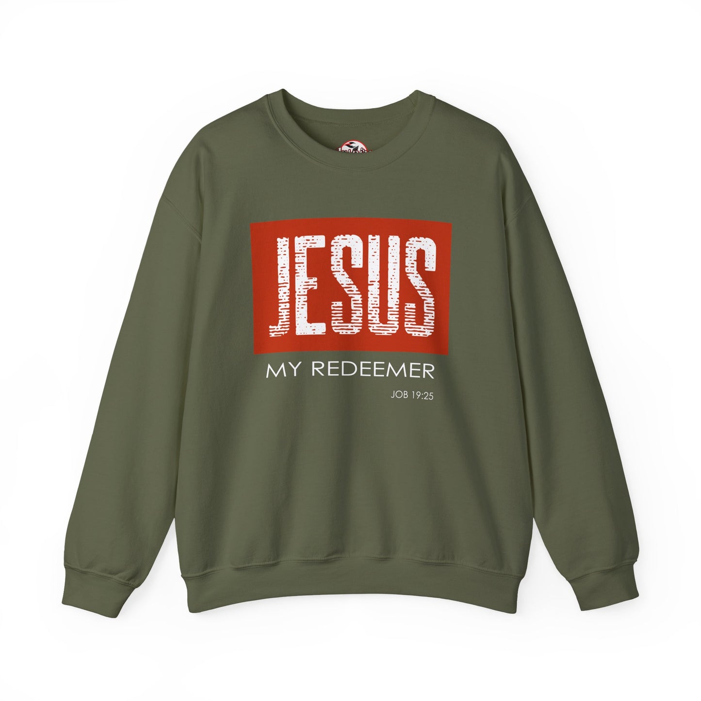 "Jesus My Redeemer" Inspirational Crewneck Sweatshirt