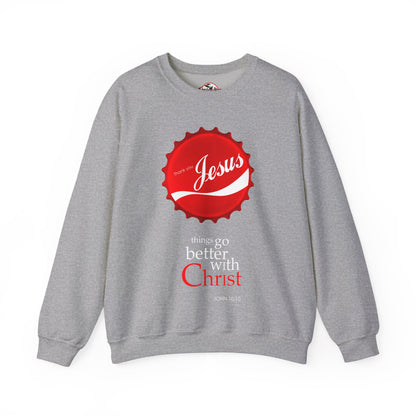 "Things Go Better with Christ" Crewneck Sweatshirt
