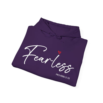 "Fearless" Inspirational Pullover Sweatshirt